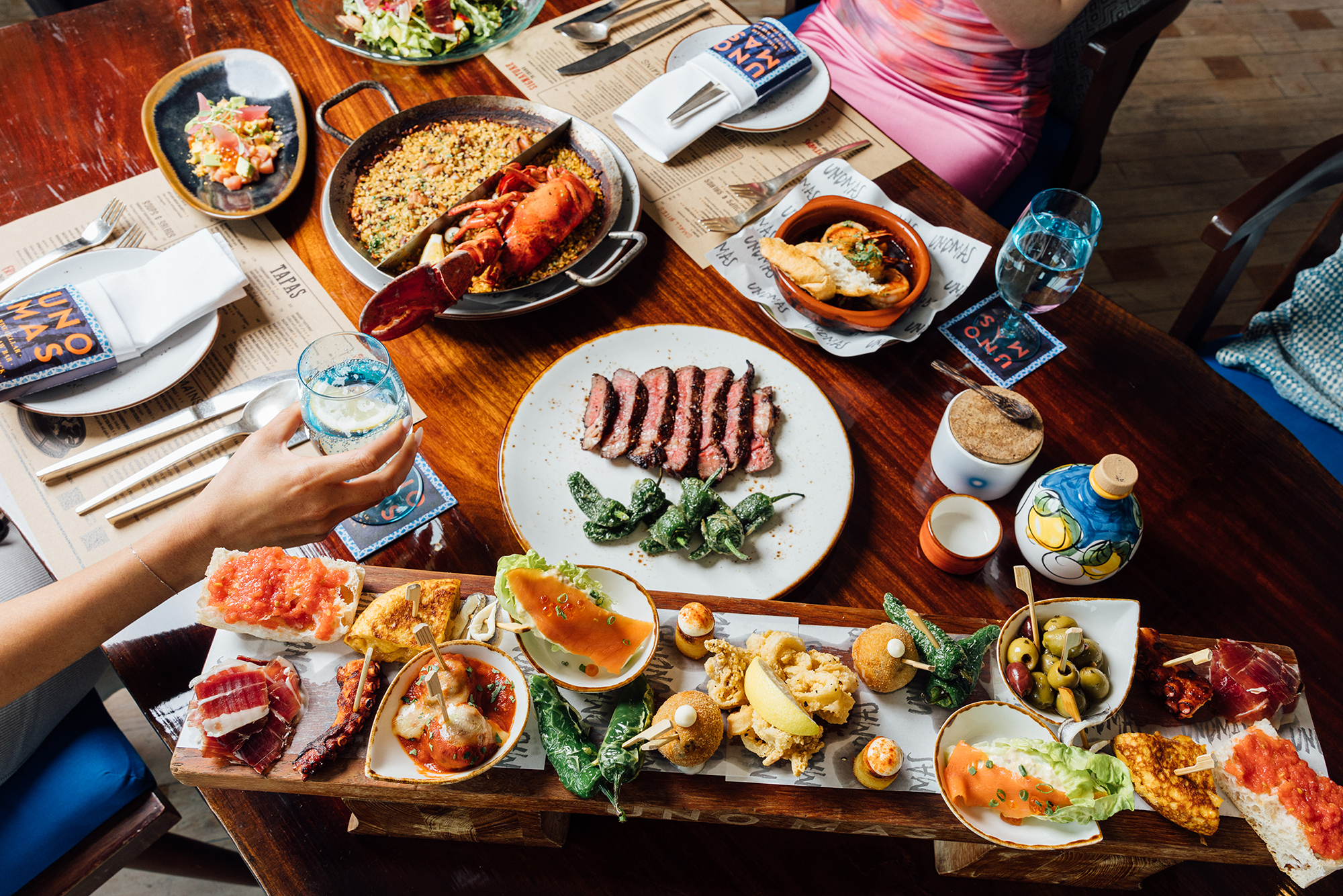tapas, appetizer, starter, spanish, signature dish, uno mas, centara grand, central world, bangkok
